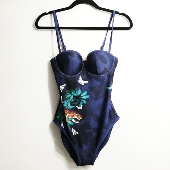 🍒NWOT🍒 TED BAKER NARRNIA ONE PIECE SWIMSUIT - Picture 2 of 8
